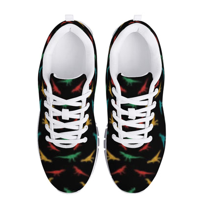 Black Dinosaur Men's Running Shoes