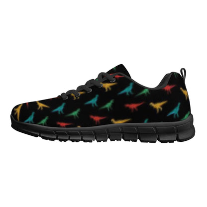 Black Dinosaur Men's Running Shoes
