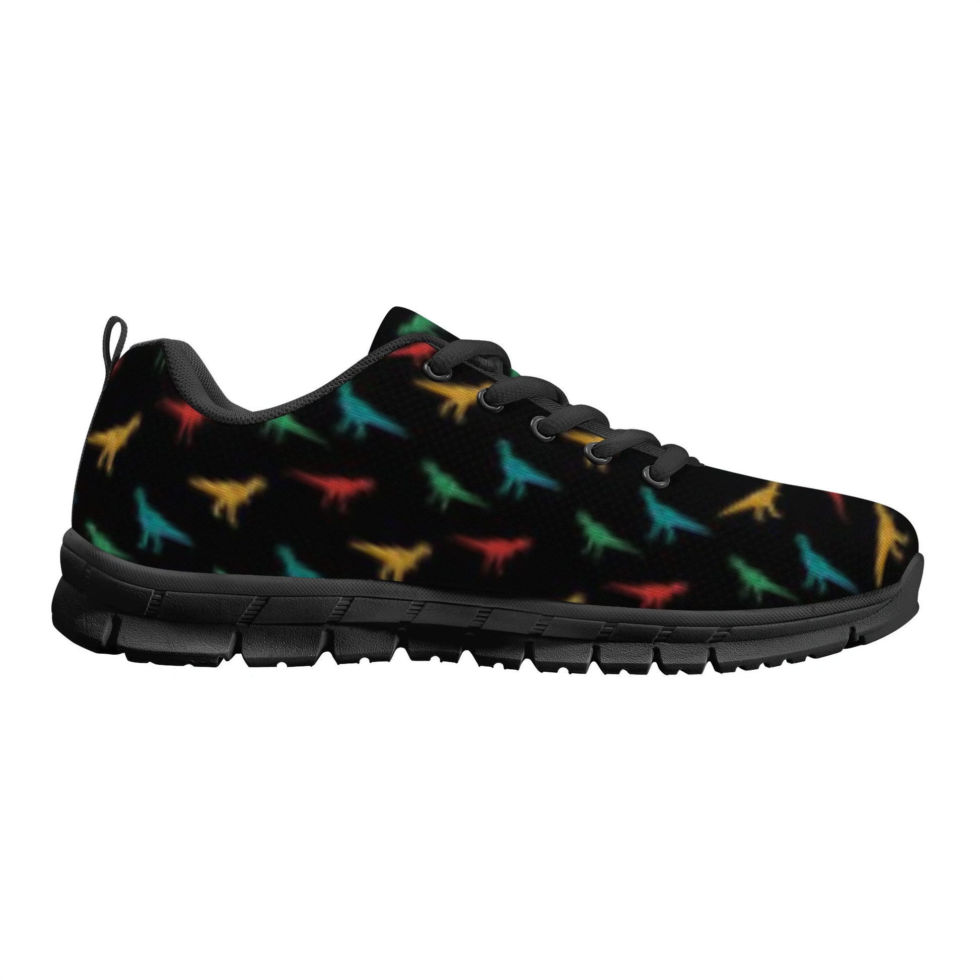 Black Dinosaur Men's Running Shoes