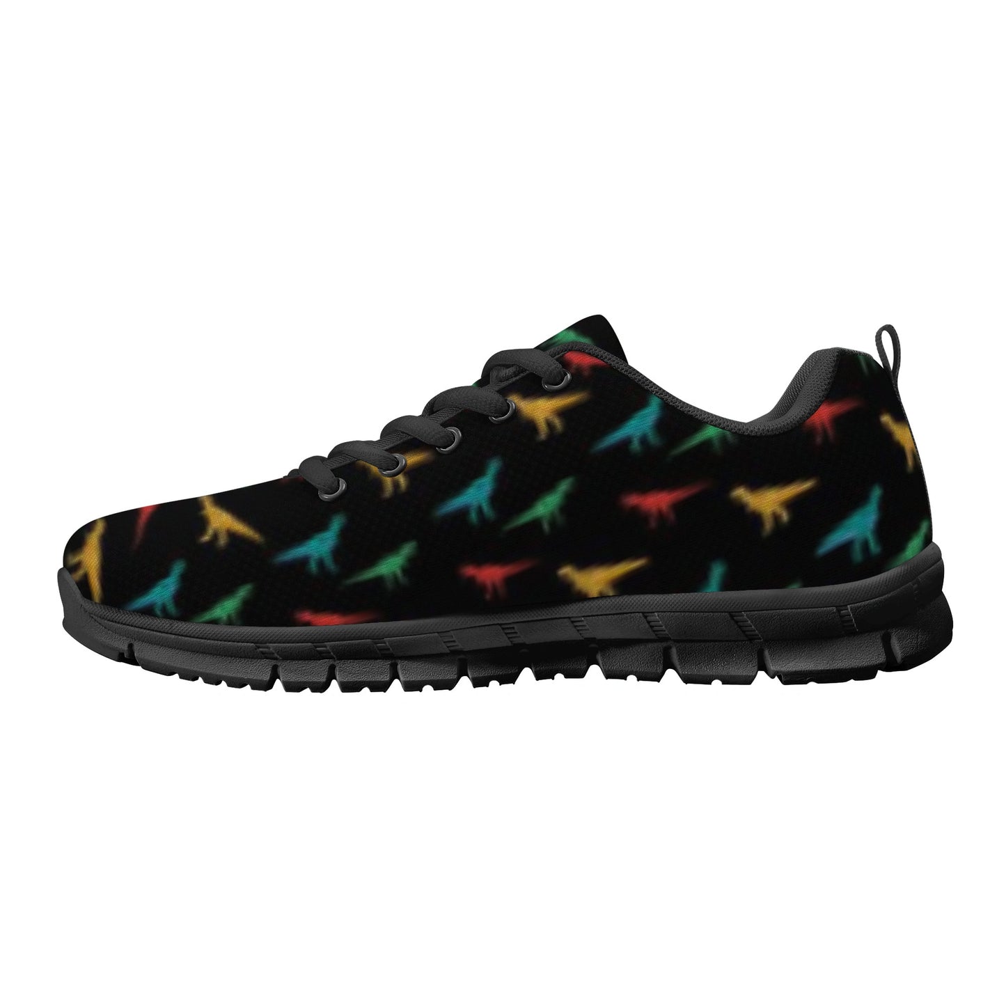 Black Dinosaur Men's Running Shoes