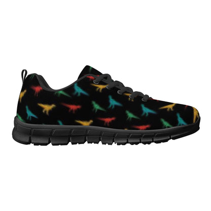 Black Dinosaur Men's Running Shoes