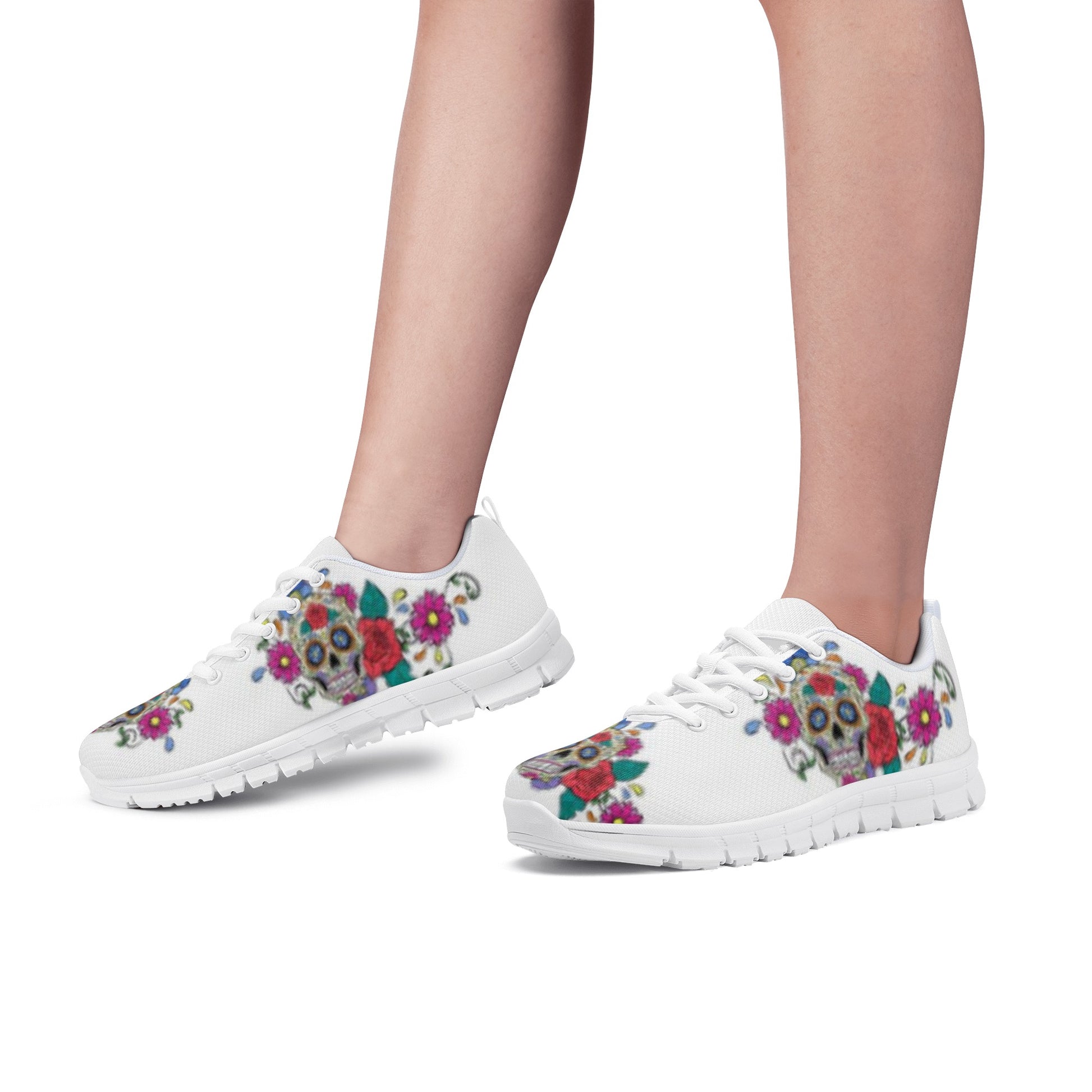 Skull Rose Women's Running Shoes
