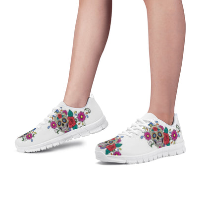 Skull Rose Women's Running Shoes