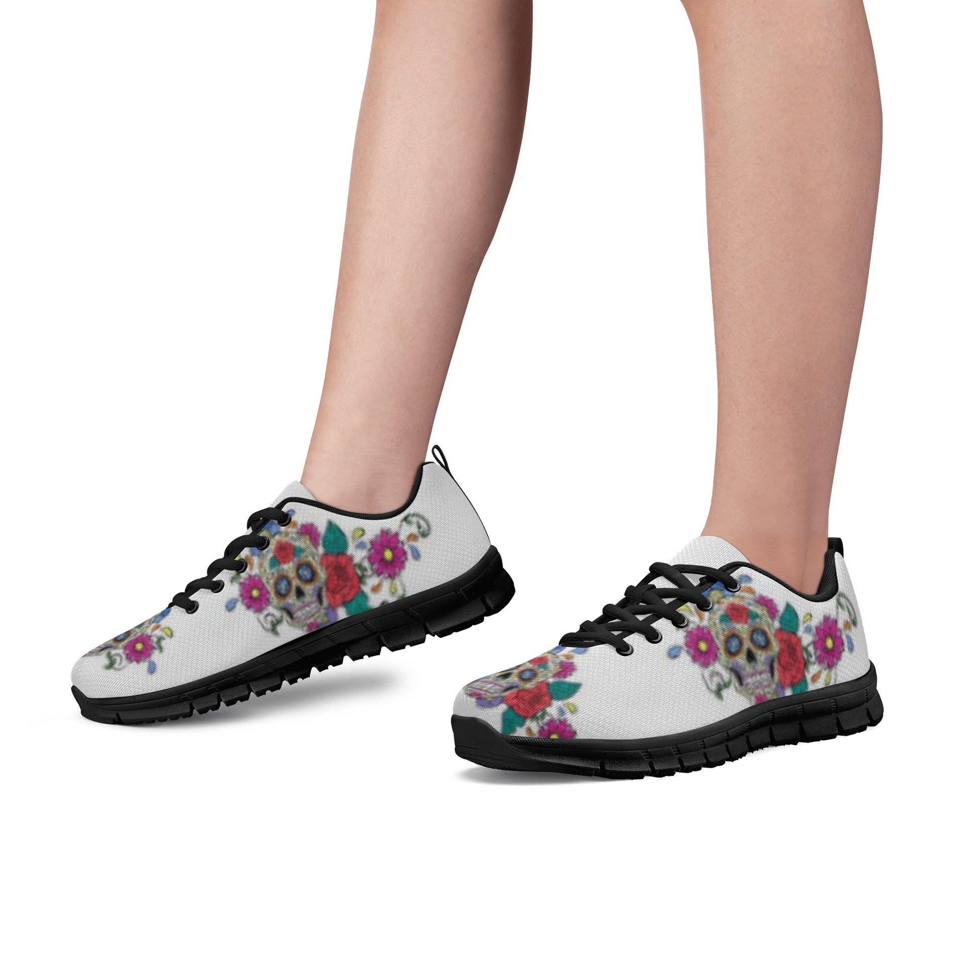 Skull Rose Women's Running Shoes