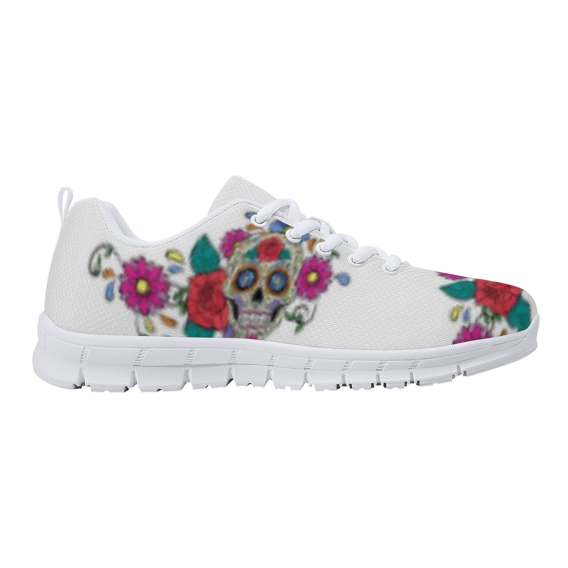 Skull Rose Men's Running Shoes