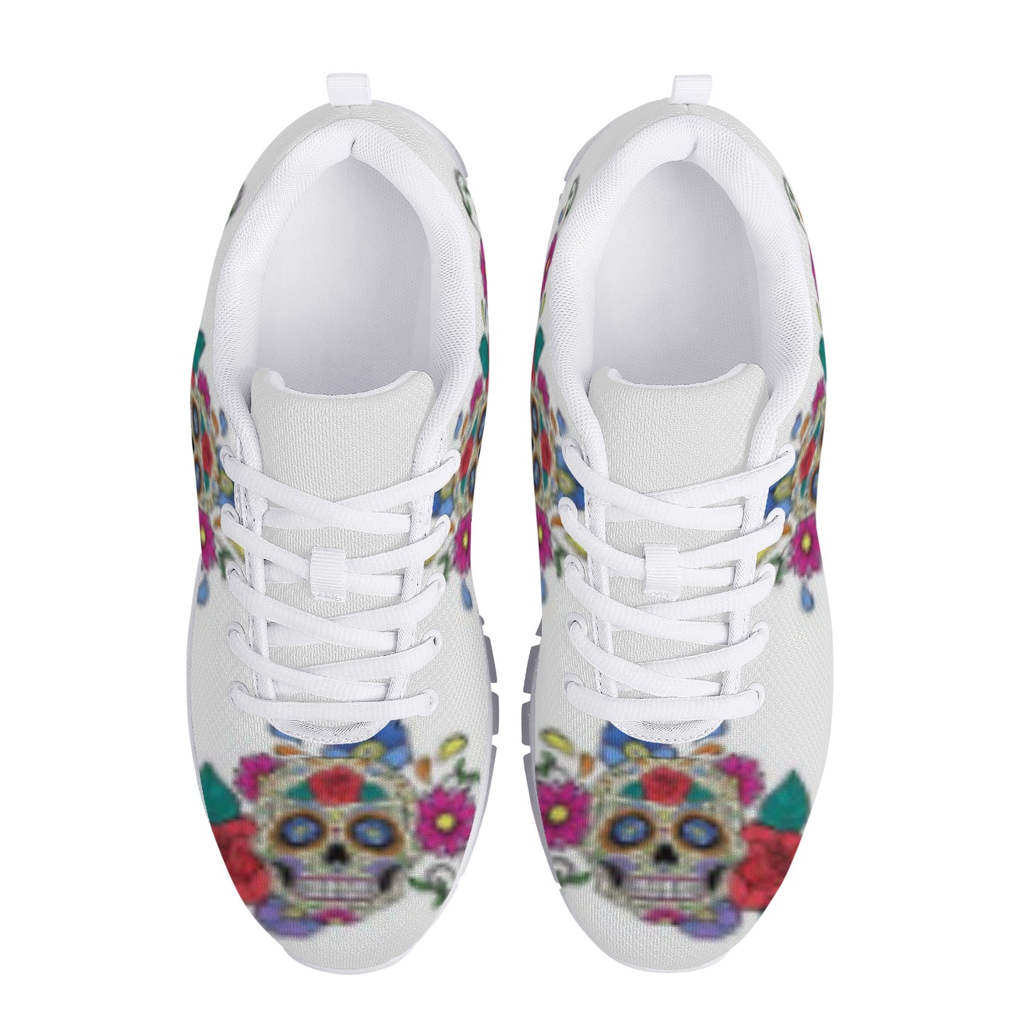 Skull Rose Men's Running Shoes
