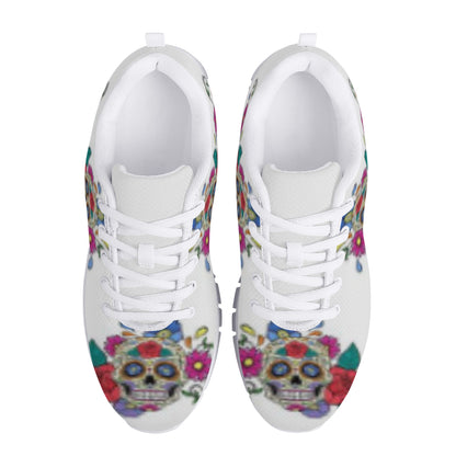 Skull Rose Men's Running Shoes