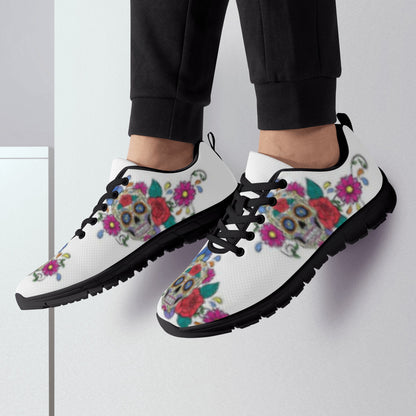 Skull Rose Men's Running Shoes