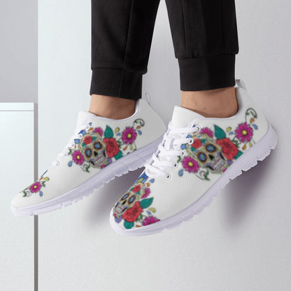 Skull Rose Men's Running Shoes