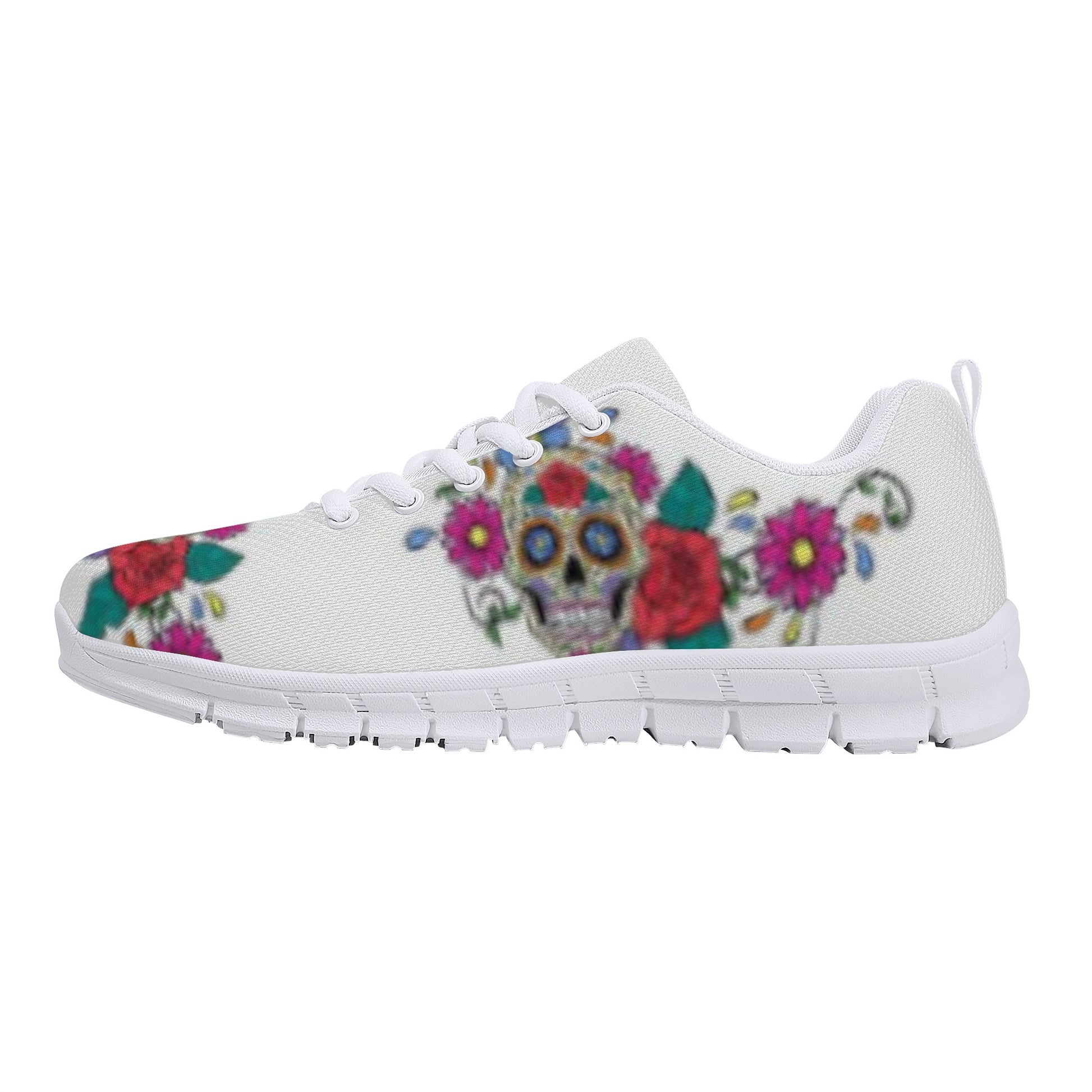 Skull Rose Men's Running Shoes