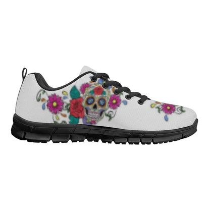 Skull Rose Men's Running Shoes