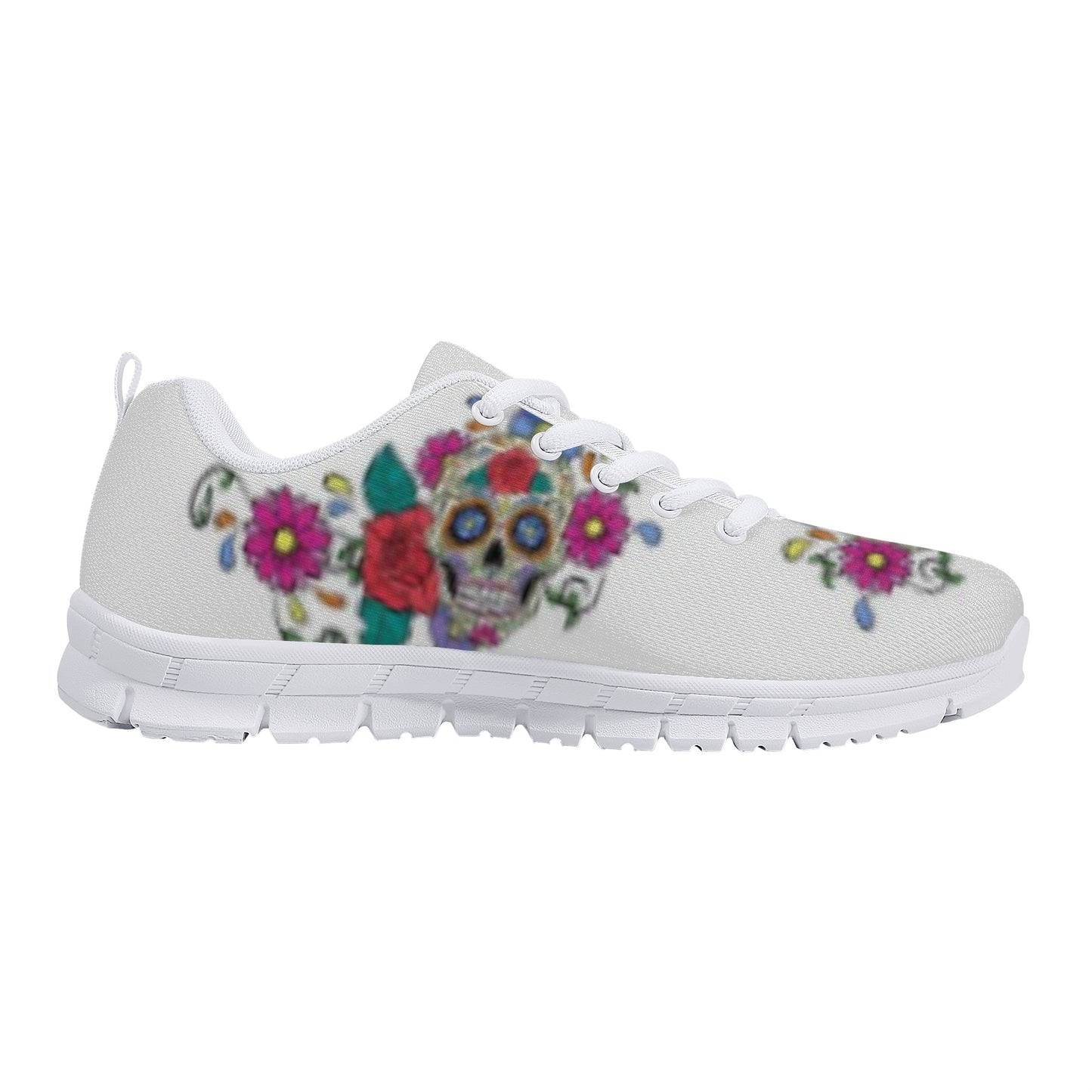 Skull Rose Men's Running Shoes