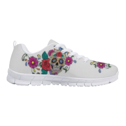 Skull Rose Men's Running Shoes