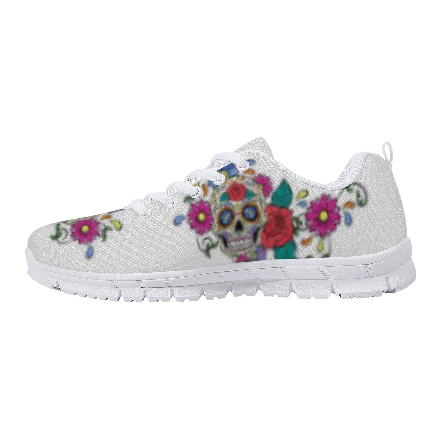 Skull Rose Men's Running Shoes