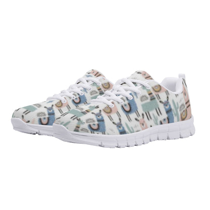 Llama Pattern Women's Running Shoes