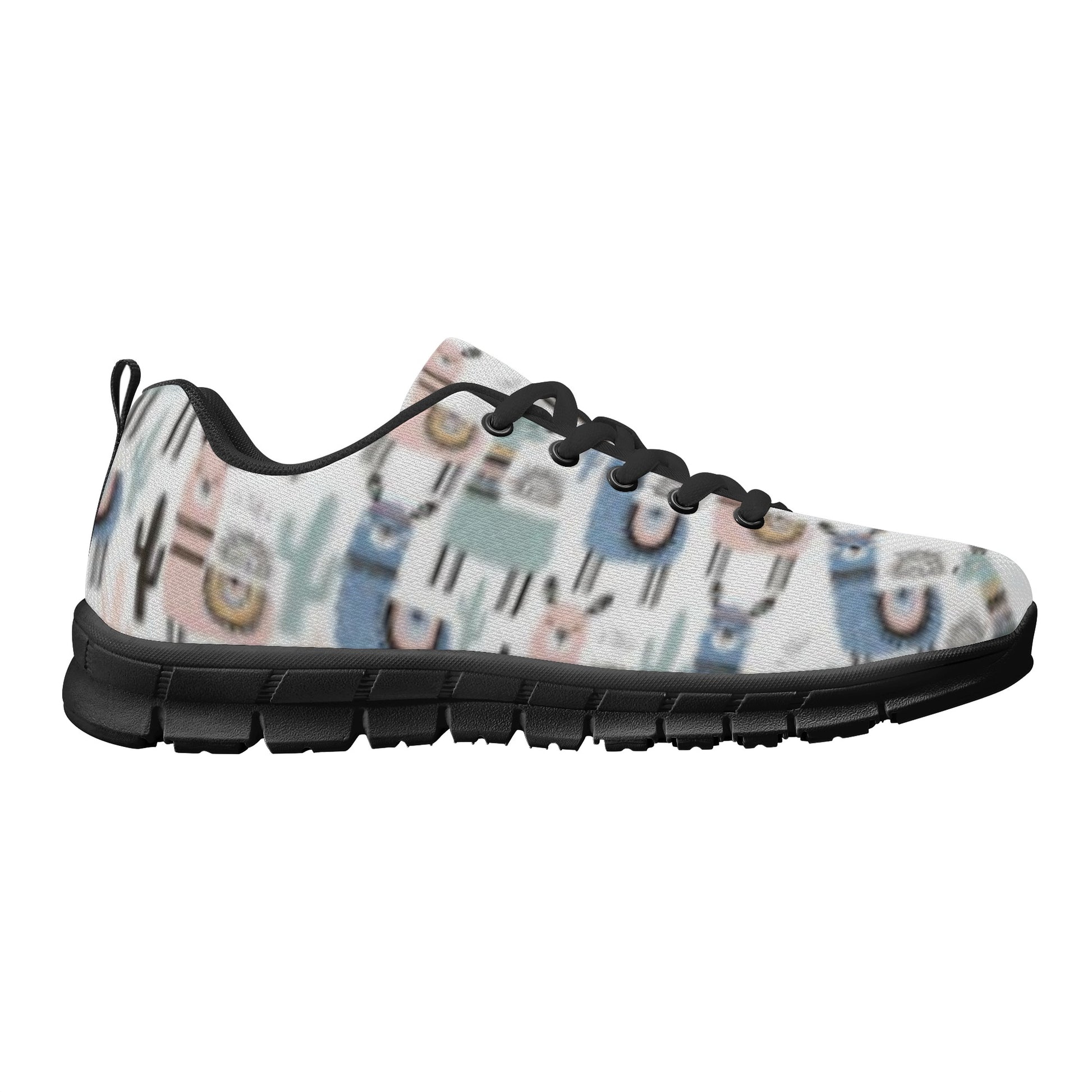 Llama Pattern Women's Running Shoes