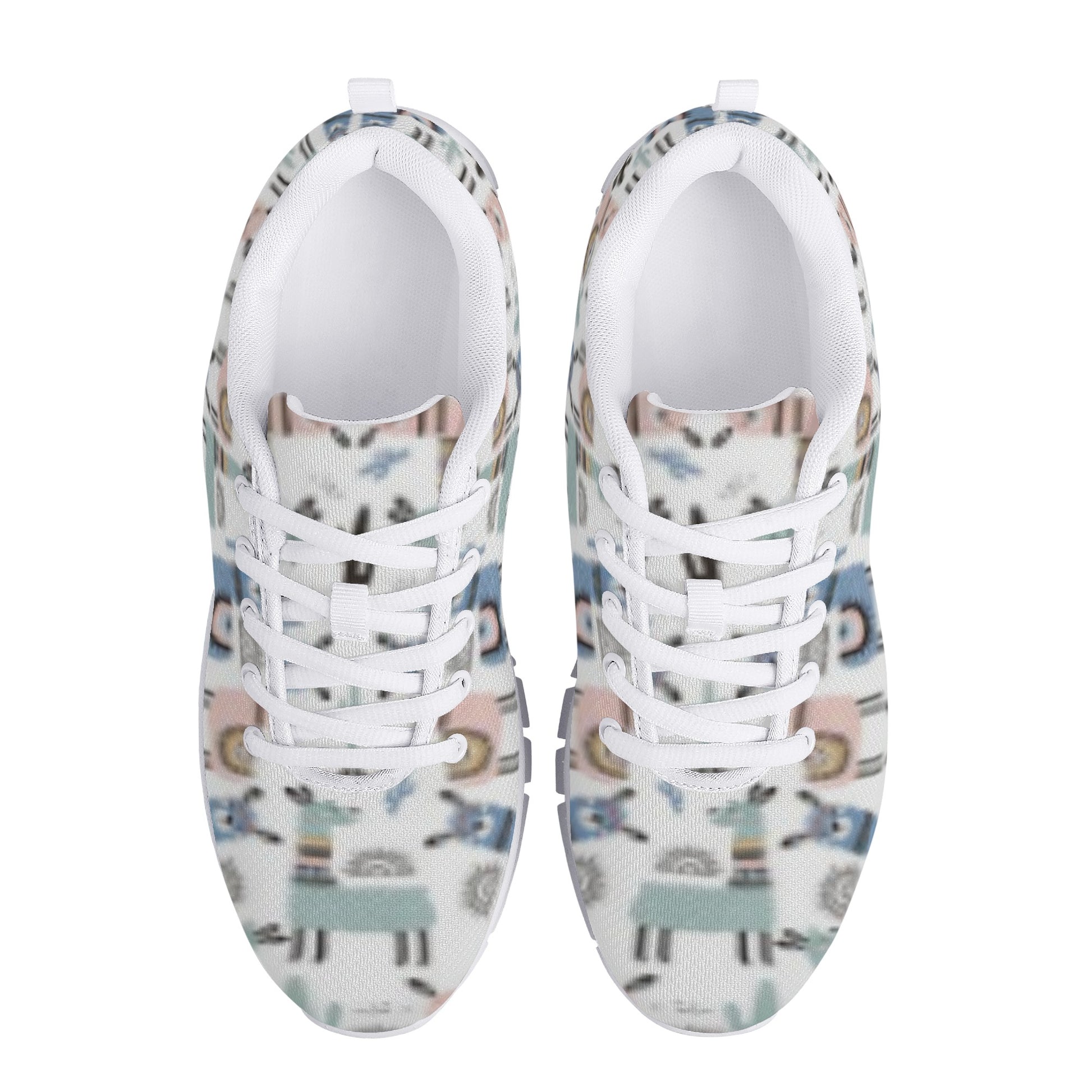 Llama Pattern Women's Running Shoes