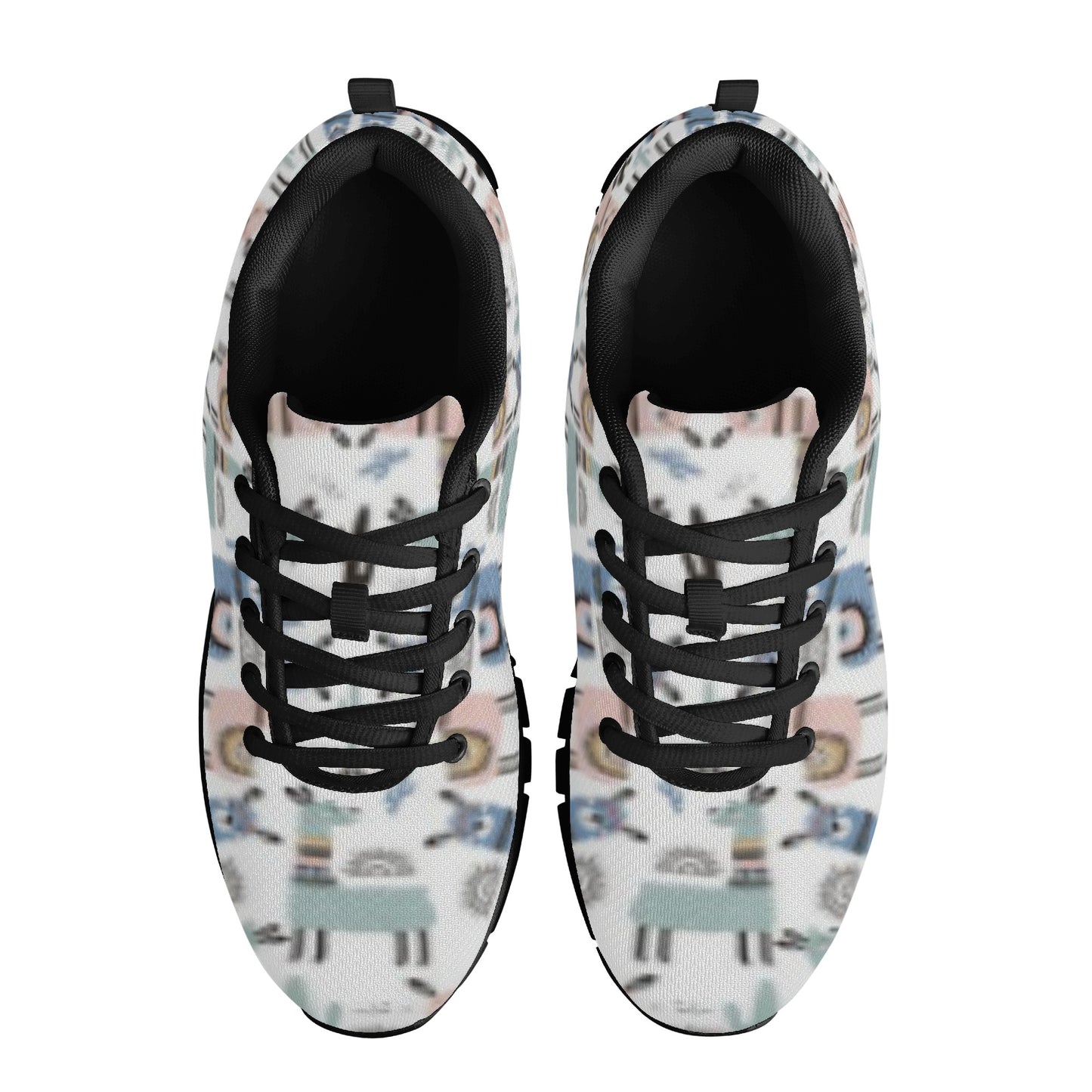 Llama Pattern Women's Running Shoes