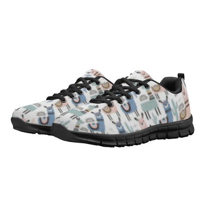 Llama Pattern Women's Running Shoes