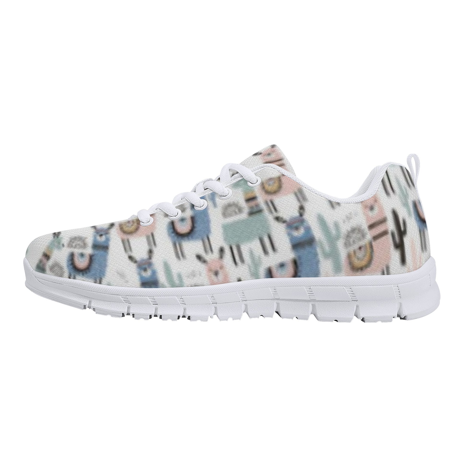 Llama Pattern Women's Running Shoes