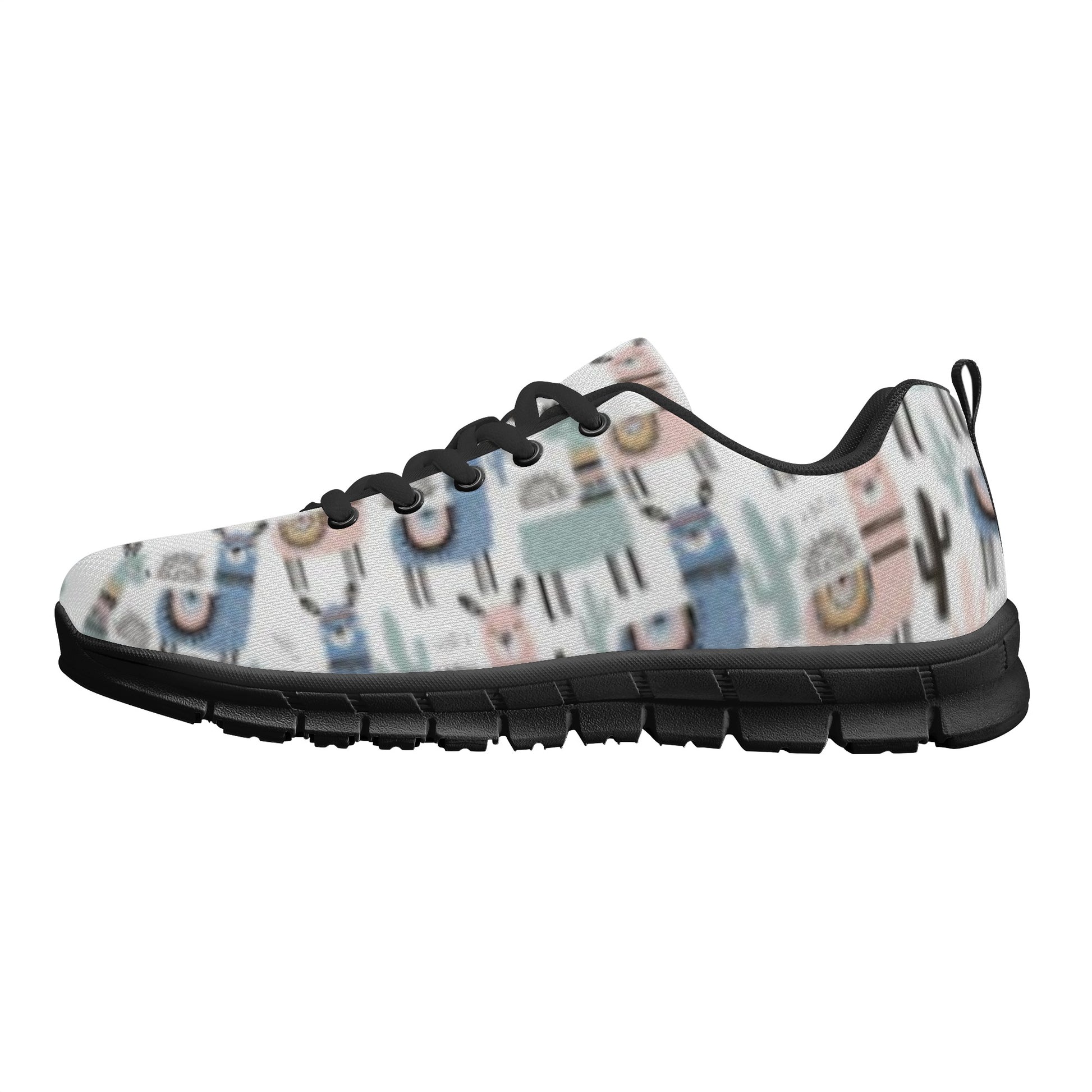 Llama Pattern Women's Running Shoes