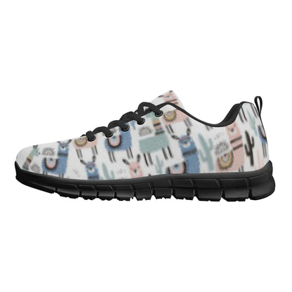 Llama Pattern Women's Running Shoes