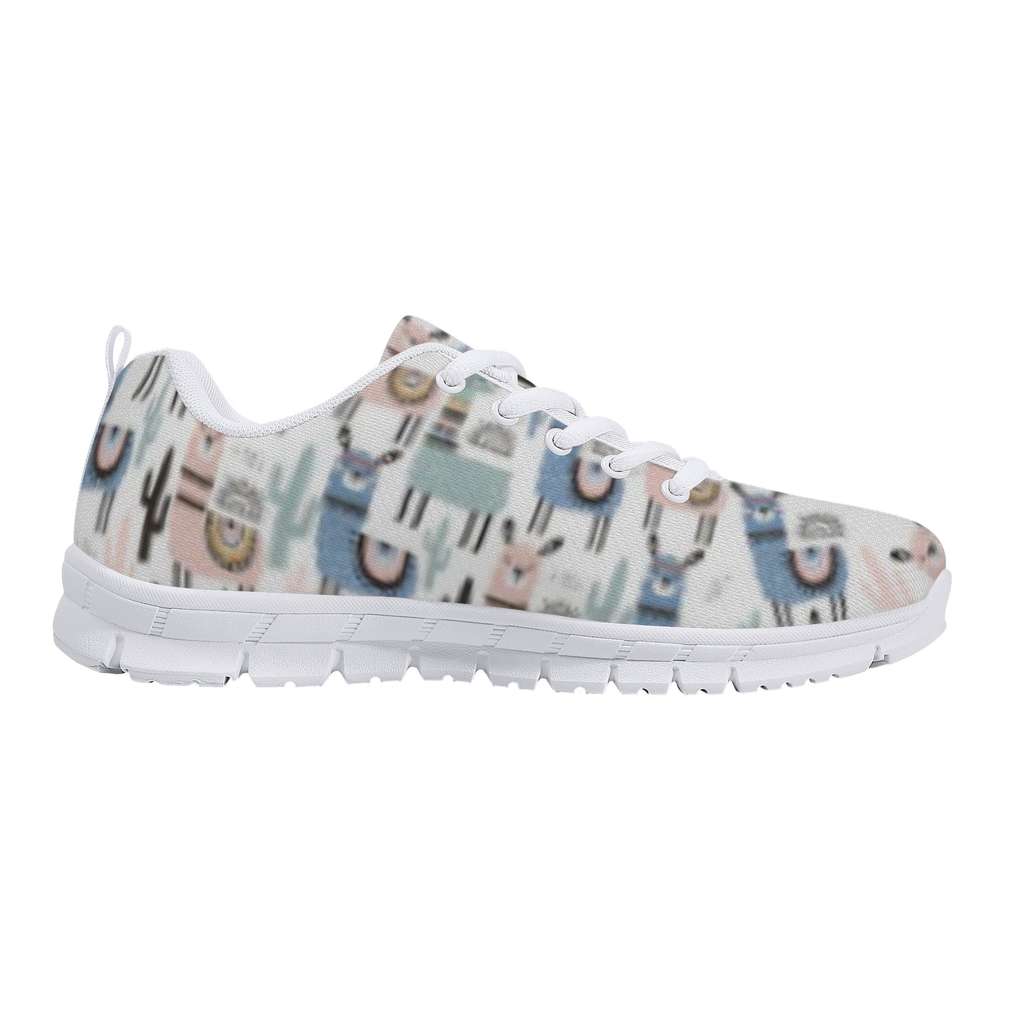 Llama Pattern Women's Running Shoes
