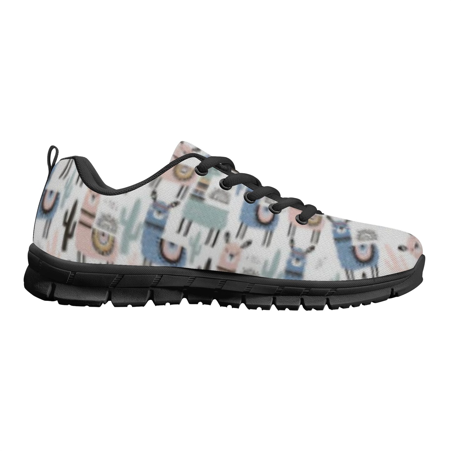 Llama Pattern Women's Running Shoes
