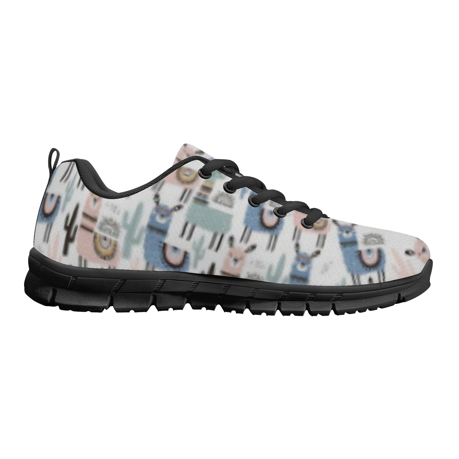 Llama Pattern Women's Running Shoes