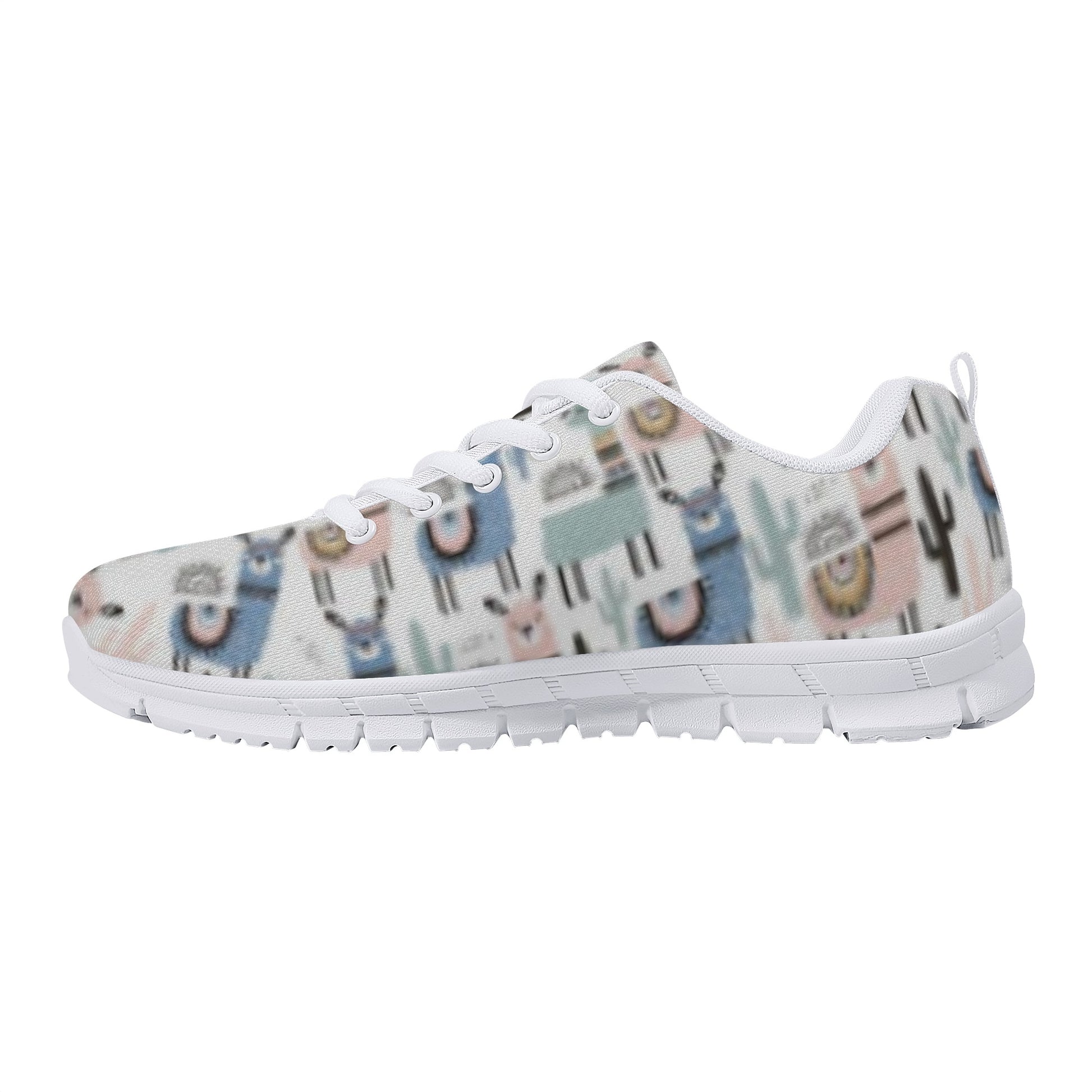 Llama Pattern Women's Running Shoes