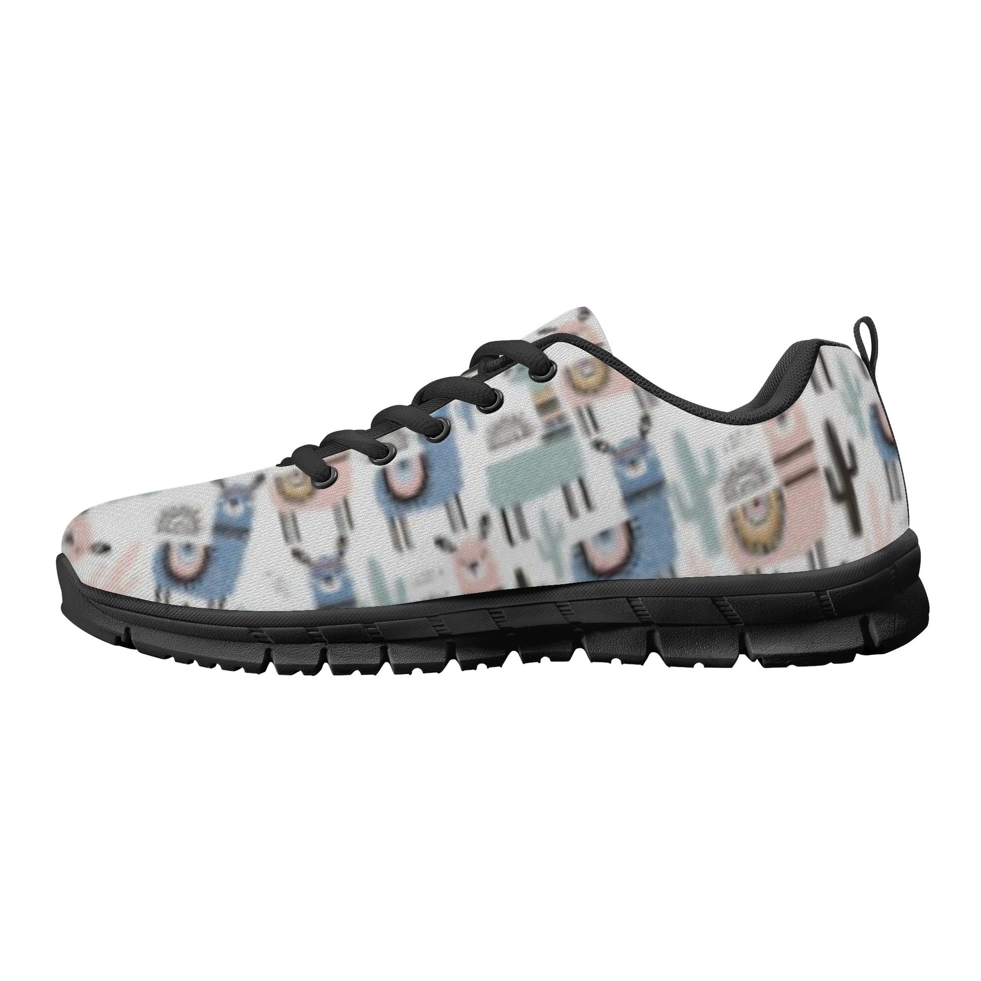 Llama Pattern Women's Running Shoes