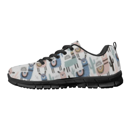 Llama Pattern Women's Running Shoes