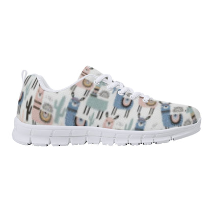 Llama Pattern Women's Running Shoes