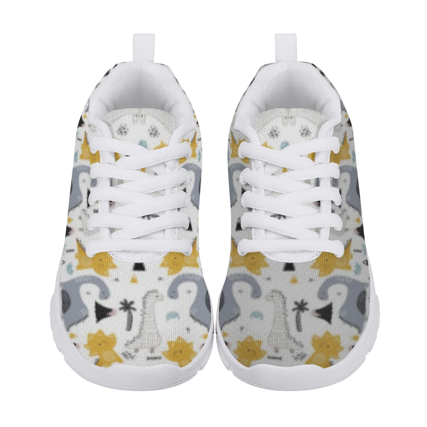 Dinosaur Printed Kid's Running Shoes