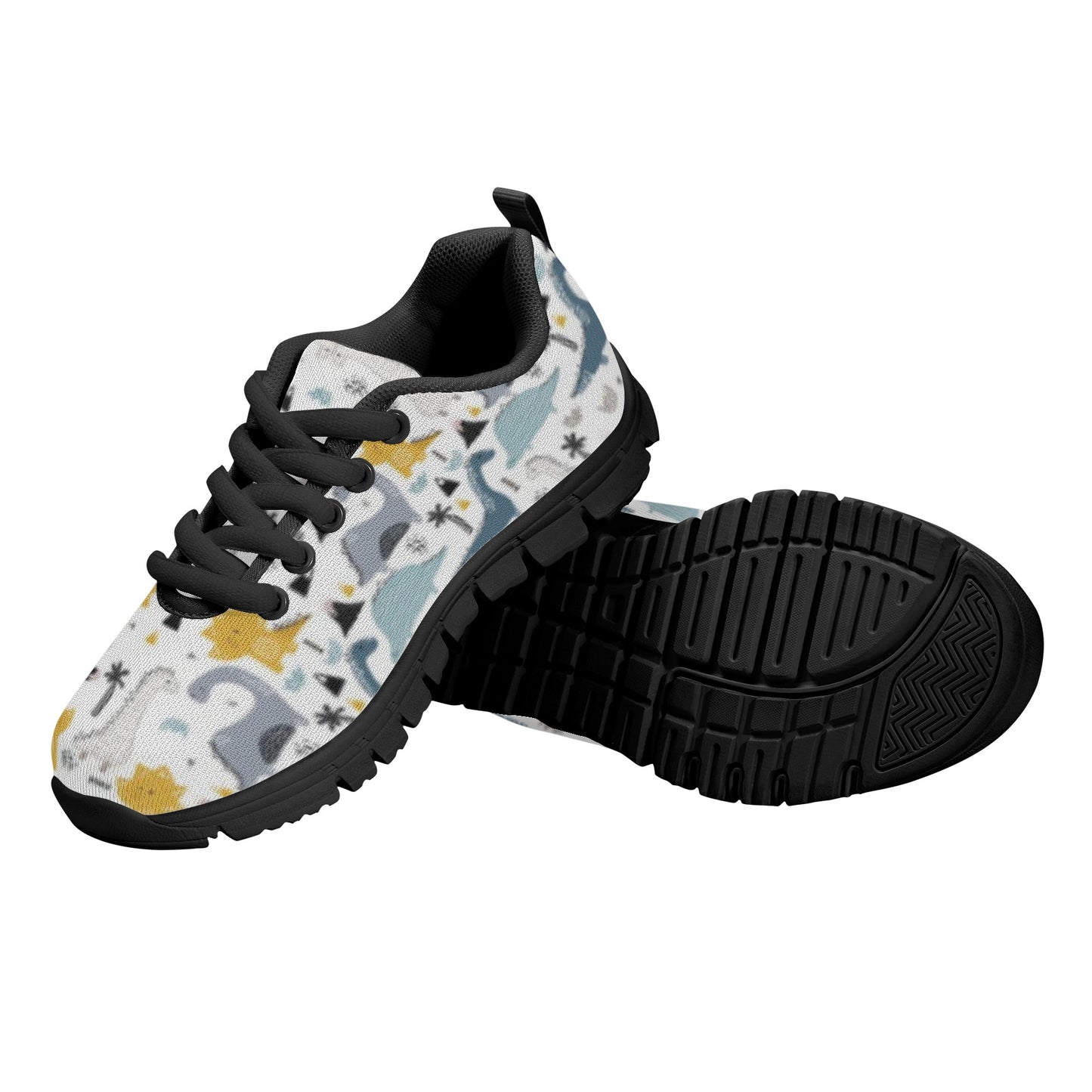 Dinosaur Printed Kid's Running Shoes