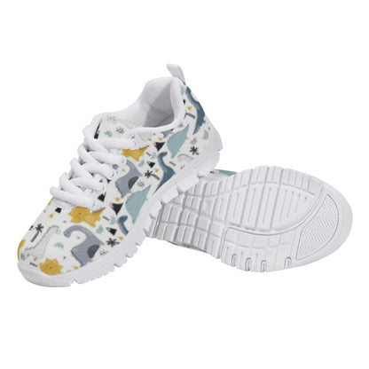 Dinosaur Printed Kid's Running Shoes