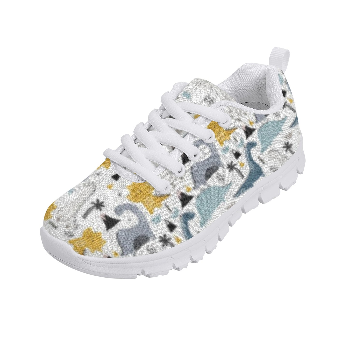 Dinosaur Printed Kid's Running Shoes