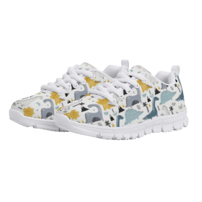 Dinosaur Printed Kid's Running Shoes