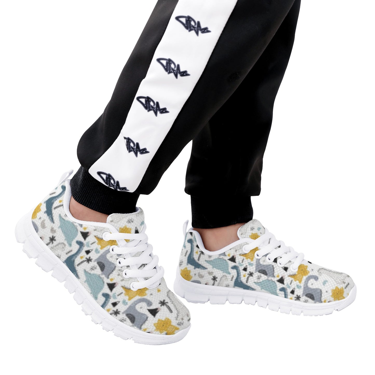 Dinosaur Printed Kid's Running Shoes