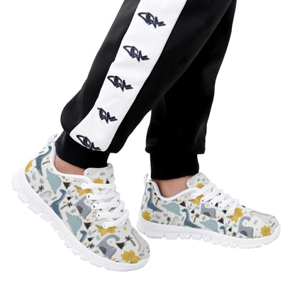 Dinosaur Printed Kid's Running Shoes
