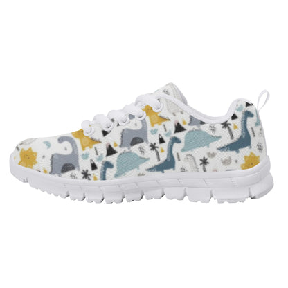 Dinosaur Printed Kid's Running Shoes