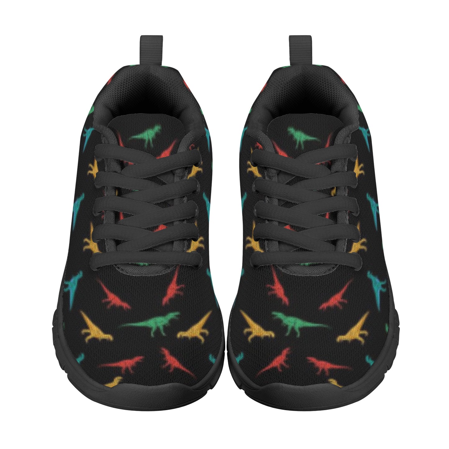 Black Dinosaur Kid's Running Shoes