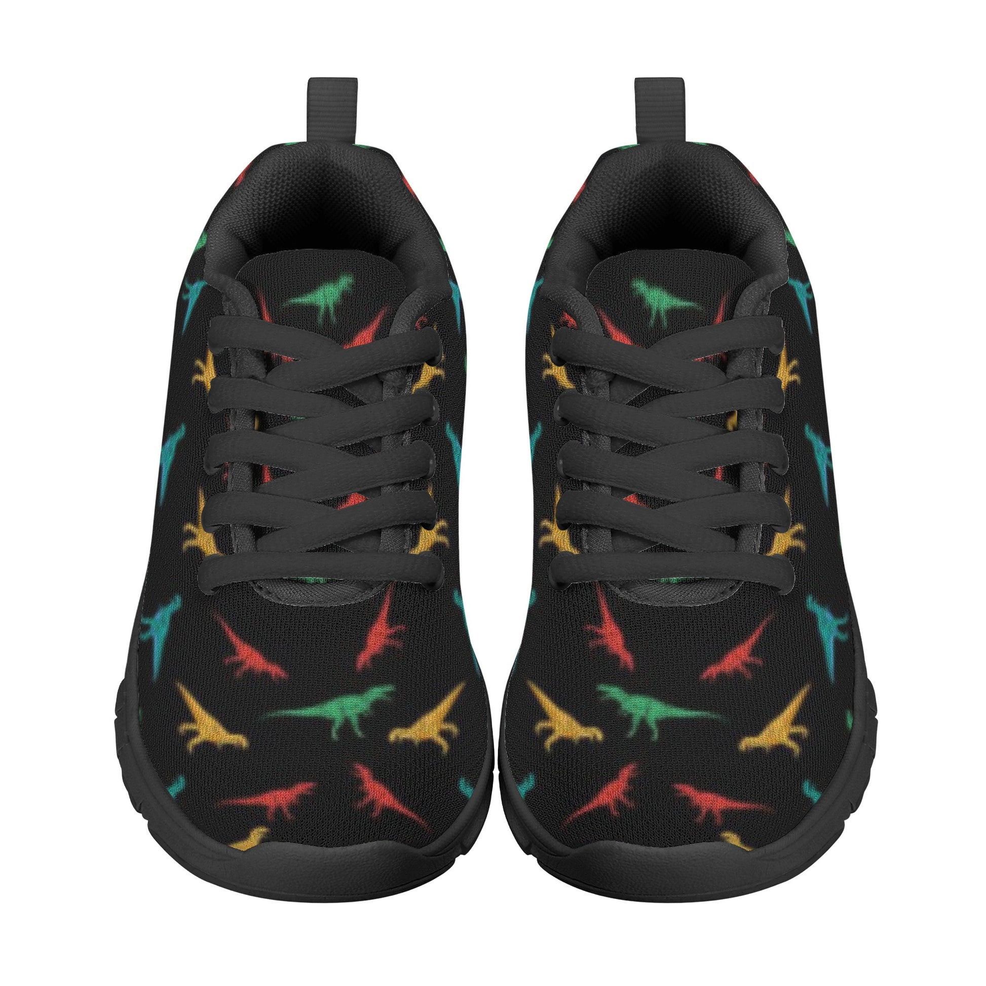 Black Dinosaur Kid's Running Shoes