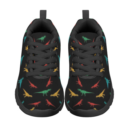 Black Dinosaur Kid's Running Shoes