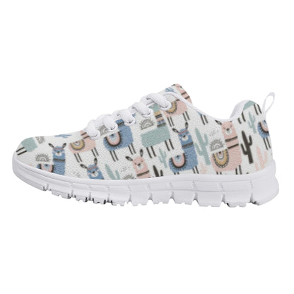 Llama Pattern Kid's Running Shoes