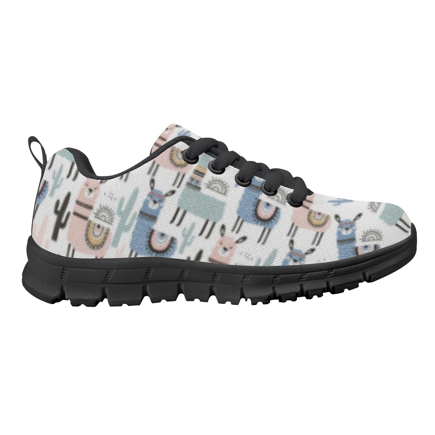 Llama Pattern Kid's Running Shoes