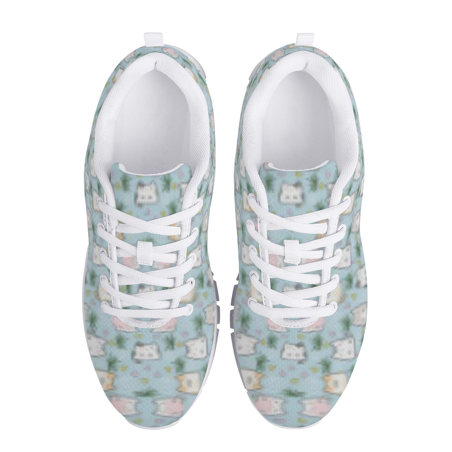 Green Cat Women's Running Shoes