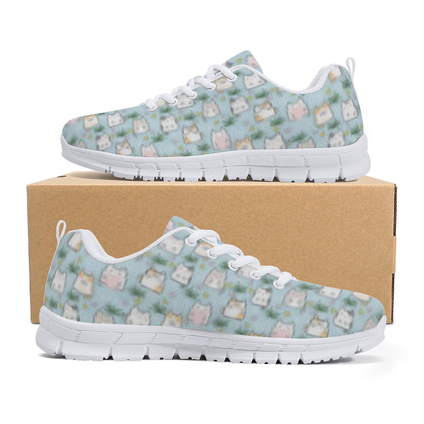 Green Cat Women's Running Shoes