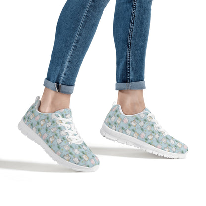 Green Cat Women's Running Shoes