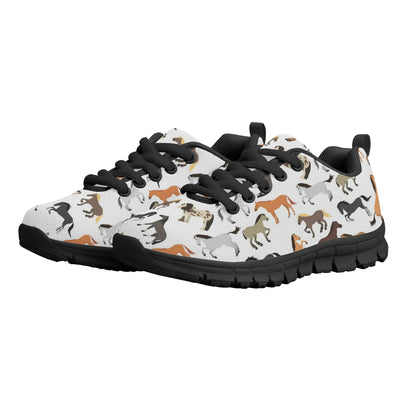 Horse Lover Kid's Running Shoes